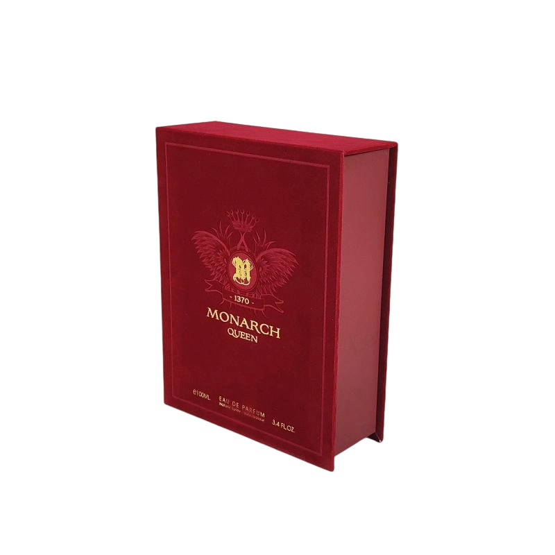صندوق عطور متين ورفيع مع تفاصيل رقائق ذهبية ووسادة إدراج EVA HP010