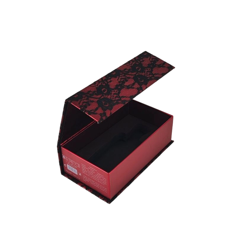 صندوق عطور من رقائق الذهب مصنوع يدويًا مع صينية EVA وهيكل قوي ومتين HP015