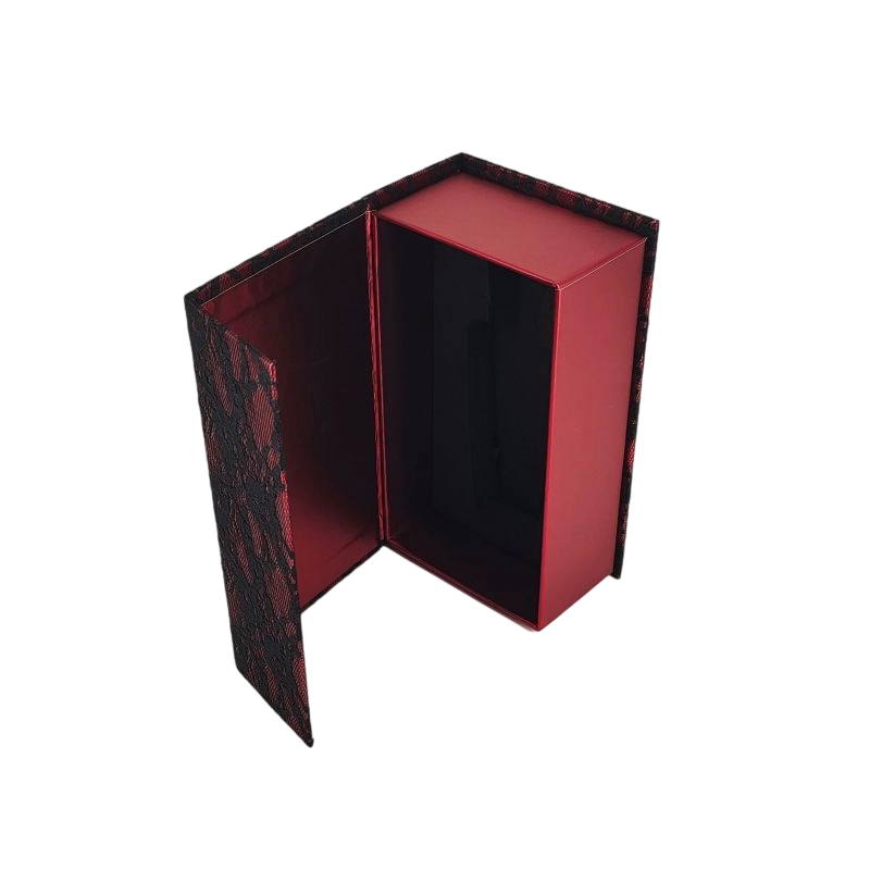 صندوق عطور من رقائق الذهب مصنوع يدويًا مع صينية EVA وهيكل قوي ومتين HP015