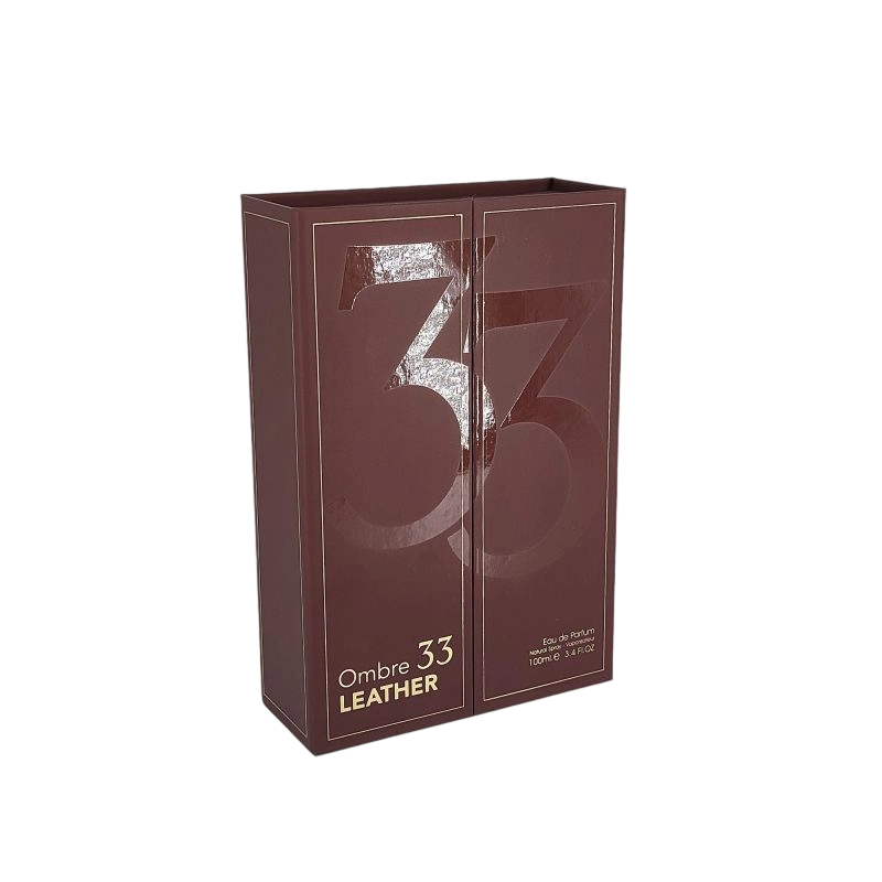 صندوق عطور من رقائق الذهب مصنوع يدويًا مع صينية EVA وهيكل قوي ومتين HP015