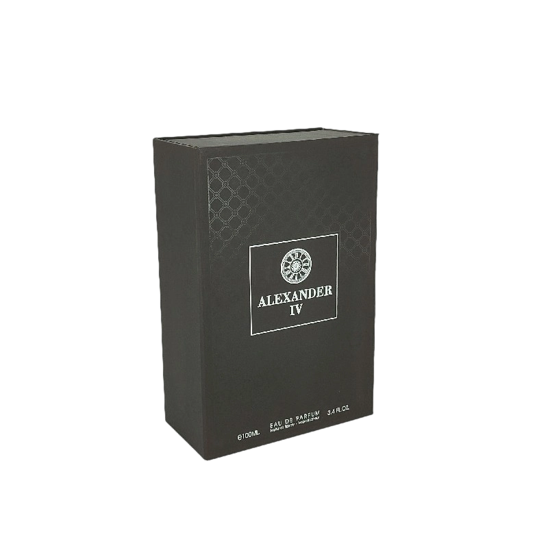 صندوق عطر مختوم برقائق الذهب مع غطاء متين وإدراج EVA للعرض الفاخر HP021