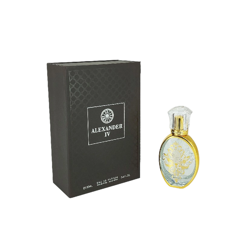 صندوق عطر مختوم برقائق الذهب مع غطاء متين وإدراج EVA للعرض الفاخر HP021