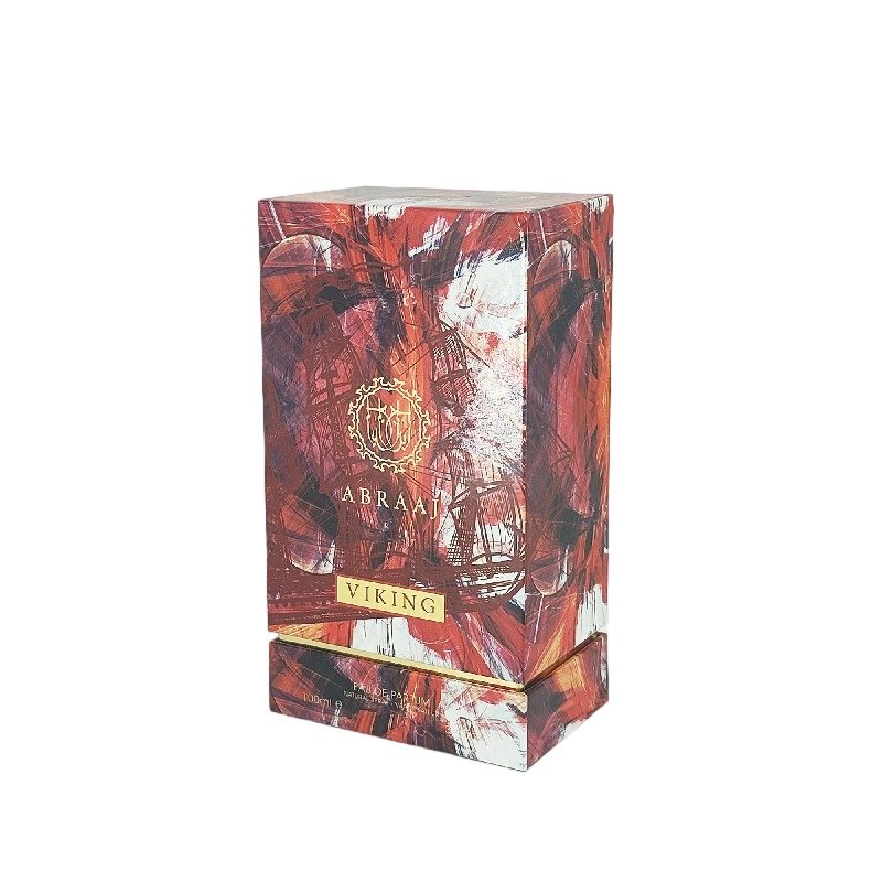 صندوق عطور من رقائق الذهب مع بطانة من إسفنج EVA وقاعدة صلبة للتغليف المتميز HP023