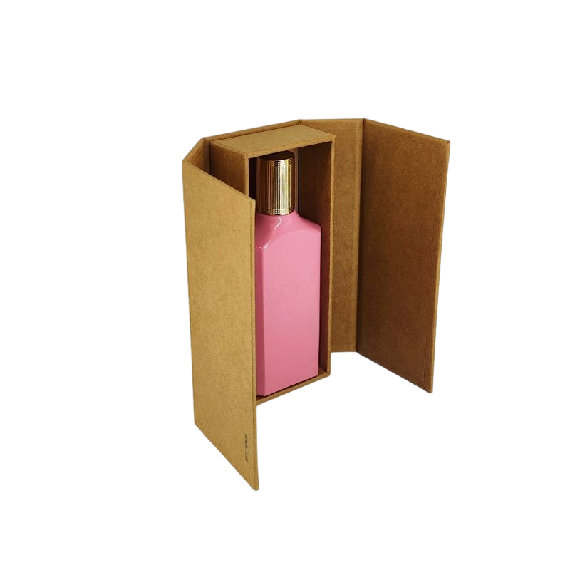 علبة هدايا عطر من رقائق الذهب المنقوشة مع إدراج EVA وقاعدة صلبة HP026