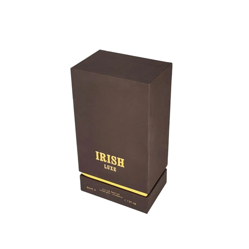 صندوق عطور متطور مزود برقائق ذهبية مخصصة ورغوة EVA لعرض العطر الآمن HP028