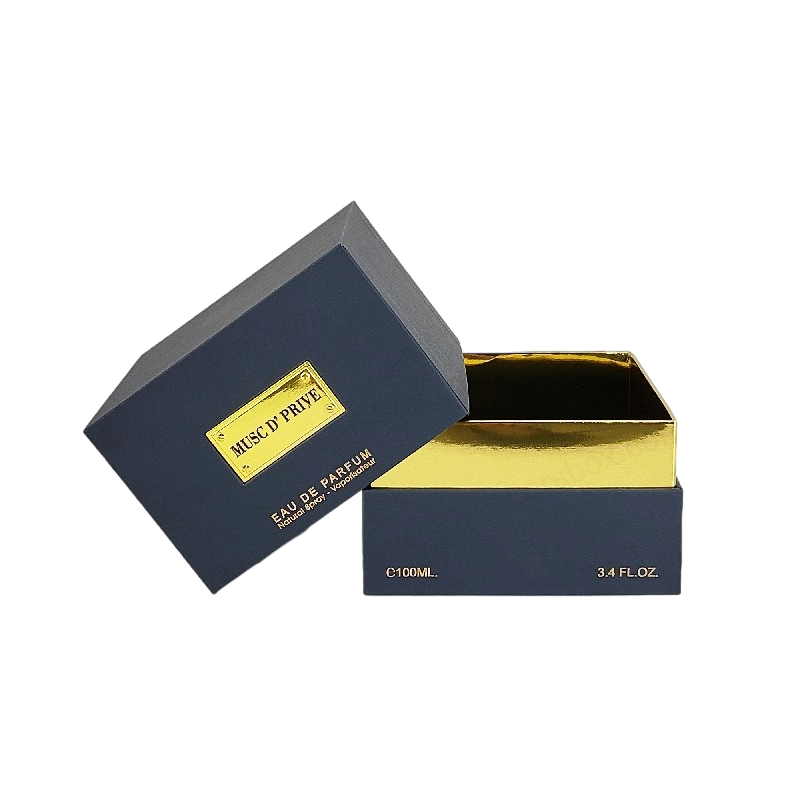 عبوة عطور فاخرة من رقائق الذهب مع هيكل صلب مصنوع يدويًا وصينية EVA ملحقة HP030