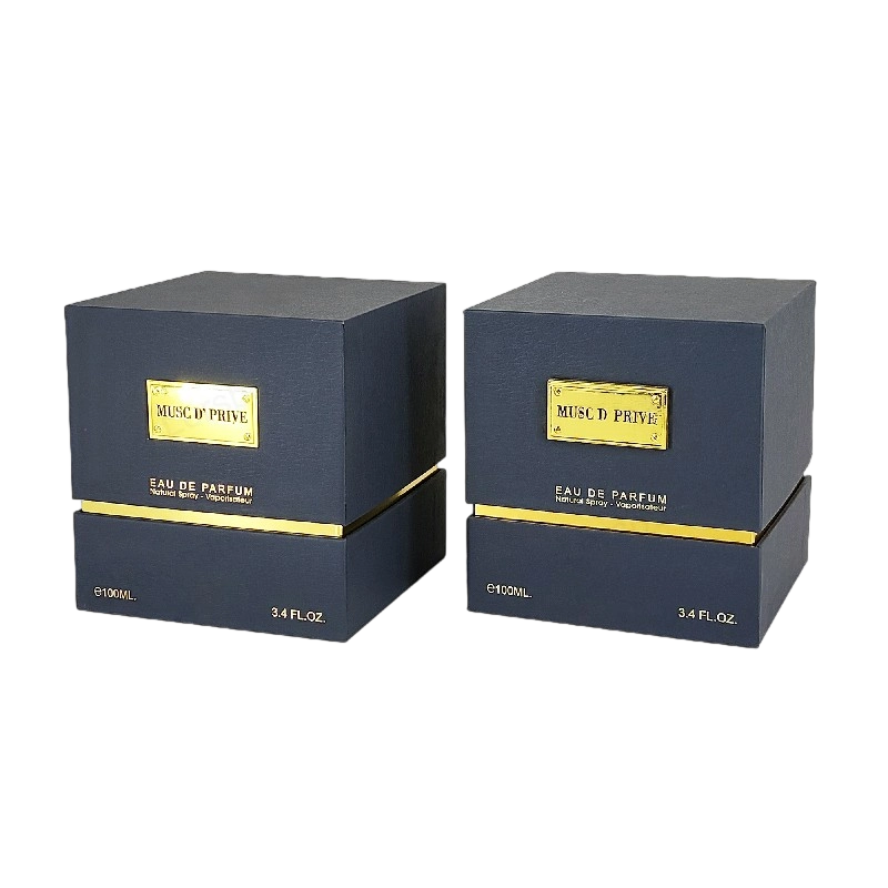 عبوة عطور فاخرة من رقائق الذهب مع هيكل صلب مصنوع يدويًا وصينية EVA ملحقة HP030