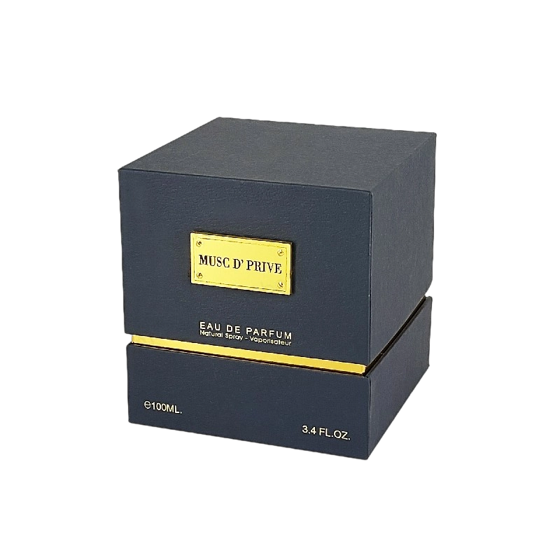عبوة عطور فاخرة من رقائق الذهب مع هيكل صلب مصنوع يدويًا وصينية EVA ملحقة HP030